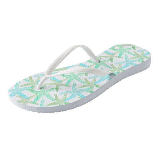 Starfish Erwachsene Flip Flops Badesandalen (Schrägansicht)