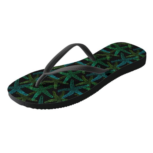 Starfish Erwachsene Flip Flops Badesandalen (Schrägansicht)