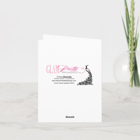 Starfish-Finger danken Ihnen aquamarines | Dankeskarte (Rückseite)