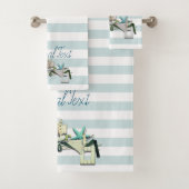 Starfish, Fischnetz und großes Schiff Badhandtuch Set (Insitu)