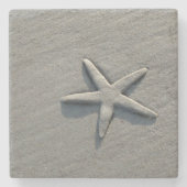 Starfish Foto Beach House Marble Untersetzer (Vorderseite)