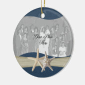 Starfish Foto Keramik Ornament (Links)