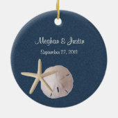 Starfish Foto Keramik Ornament (Hinten)