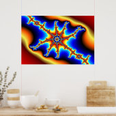 Starfish - Fraktal Poster (Küche)