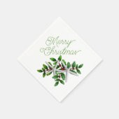 Starfish Frohe Weihnachts-Party Napkins Serviette (Ecke)