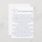 Starfish Gedicht, die Starfish Geschichte, Foster (Vorne/Hinten)