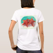 Starfish gehören in das Meer T-Shirt (Rückseite)