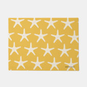 Starfish Gelber Hund Nahrungsmatte an der Küste Fußmatte (Vorderseite)