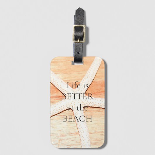 Starfish Gepäckanhänger (Vorderseite Vertikal)