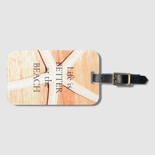 Starfish Gepäckanhänger (Vorderseite (Horizontal))