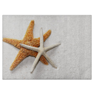 Starfish Glass Cutting Board Schneidebrett