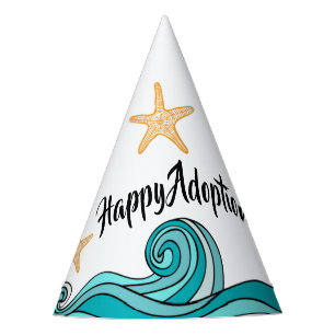 Starfish-glücklicher Adoptions-TagesParty-Hut Partyhütchen