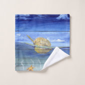 Starfish-Himmel-zusammenpassendes Bad-Tuch-Set Badhandtuch Set (Waschlappen)
