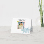 Starfish, Hochzeit Foto Dankeschön Karten (Vorderseite)