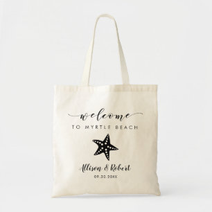 Starfish-Hochzeits-Willkommens-Tasche für Tragetasche