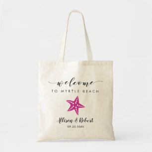 Starfish-Hochzeits-Willkommens-Tasche, Strand, Tragetasche