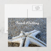 Starfish Hochzeitskarte Postkarte (Vorne/Hinten)