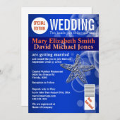 Starfish Hochzeitsmagazin PERSONALIZE Einladung (Vorne/Hinten)