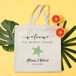 Starfish Hochzeitsnadel, hellgrün Tragetasche<br><div class="desc">Füllen Sie diese schöne Tasche mit Ihren Lieblings-Leckereien,  um Gäste zu Ihrer Hochzeit willkommen zu heißen!</div>