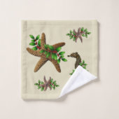 Starfish Horst Weihnachtsbadehandtuch Set (Waschlappen)