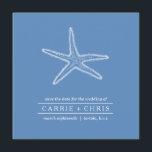 Starfish Illustration Save the Date<br><div class="desc">Save the Date bietet es einen illustrierten Seestern,  der für jede Hochzeit an der Küste ideal ist!</div>