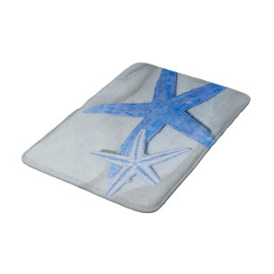 Starfish im Sand Badematte