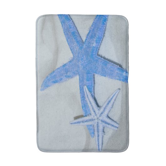 Starfish im Sand Badematte (Vorderseite Vertikal)