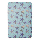 Starfish im Sand Badematte (Vorderseite Vertikal)