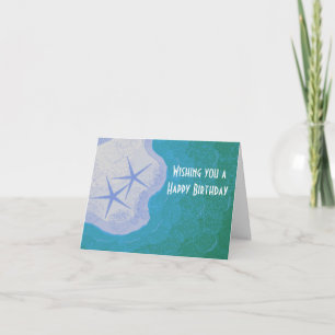 Starfish im Sand Karte