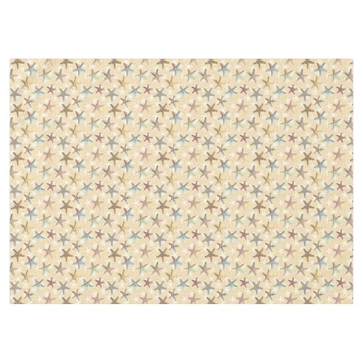 Starfish im Sand-Tablecloth Tischdecke (Vorderseite (Horizontal))