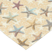 Starfish im Sand-Tablecloth Tischdecke (Schrägansicht)