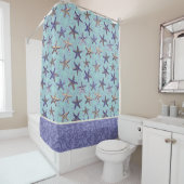 Starfish im Sandduschvorhang Duschvorhang (Beispiel)