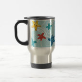 Starfish im Wirblen Ozean Reisebecher (Links)