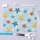 Starfish im Wirblen Ozean Seidenpapier (Handwerk)