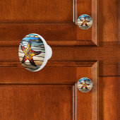 Starfish Imitate aus festem Glas Keramikknauf