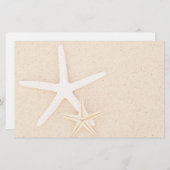 Starfish in der Beach Stationery Briefpapier (Vorne/Hinten)