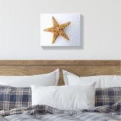 Starfish in der Schnee-Original-Fotografie-Poster Leinwanddruck (Insitu (Schlafzimmer))