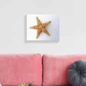 Starfish in der Schnee-Original-Fotografie-Poster Leinwanddruck (Insitu (Wohnzimmer))