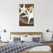 Starfish in einem Korb Leinwanddruck (Insitu (Schlafzimmer))