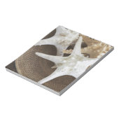 Starfish in einem Korb Notizblock (Rotiert)