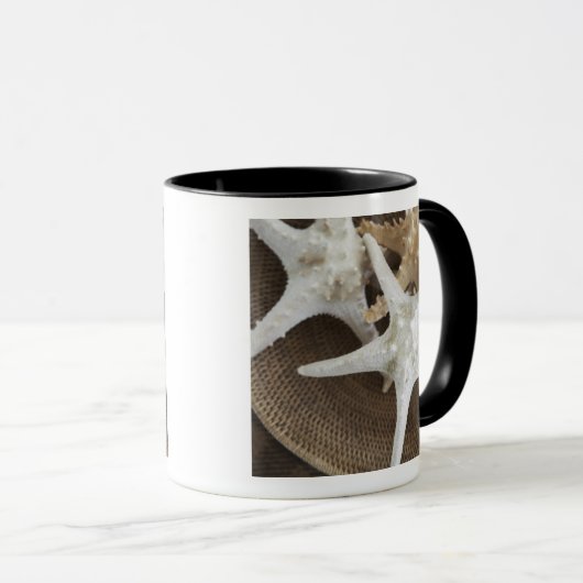 Starfish in einem Korb Tasse (VorderseiteRechts)