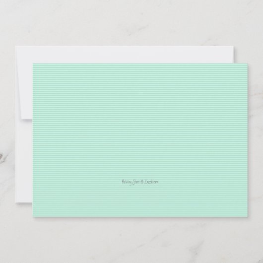 Starfish in Holly Borders Office Christmas Party Einladung (Rückseite)