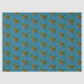 Starfish in Holly Deep Sea Blue Beach Seidenpapier (Vorderseite)