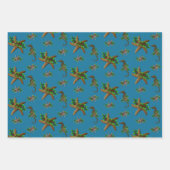 Starfish in Holsea Blue Beach Weihnachten Geschenkpapier Set (Vorderseite 3)