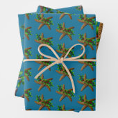 Starfish in Holsea Blue Beach Weihnachten Geschenkpapier Set (Beispiel)