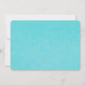 Starfish in Ornament Küste Weihnachtsfest Party la Einladung (Rückseite)