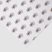 Starfish in Sand Dollar Tissue Paper Seidenpapier (Detail)