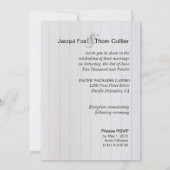 Starfish informelle Beach-Hochzeit Einladung (Rückseite)