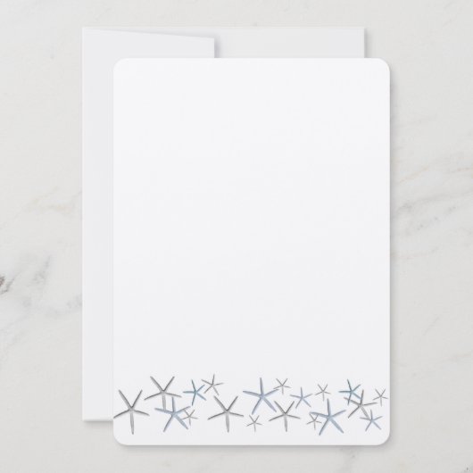 Starfish Jack im Jill Polterabend Einladung (Rückseite)