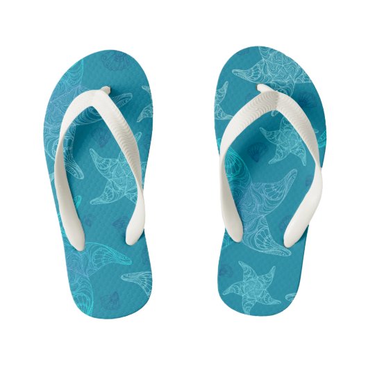 Starfish Kids Flip Flops Kinderbadesandalen (Fußbett)